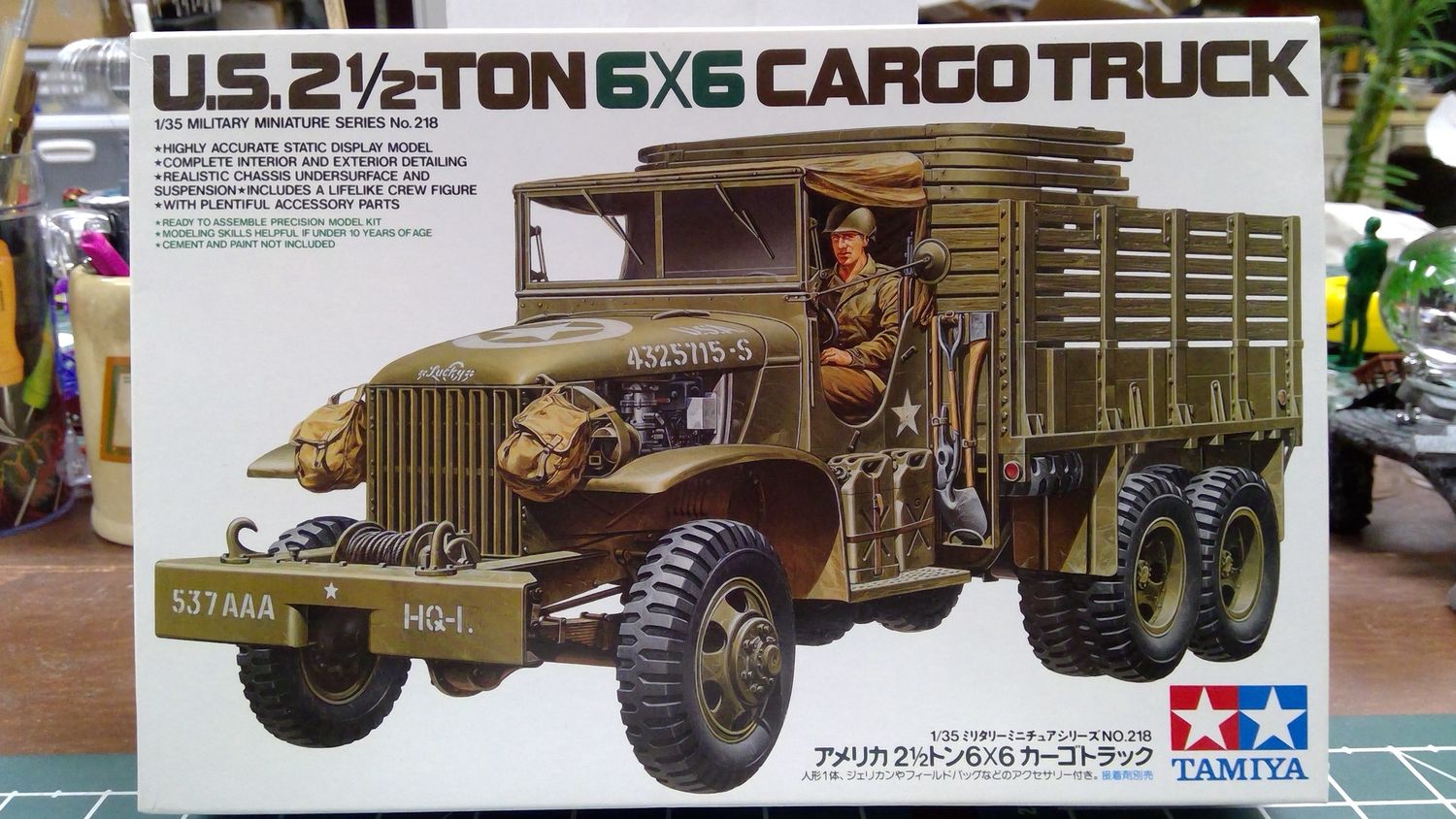 Us 2.5Ton 6X6 Truck 48 - Arm US Tamiya 35218