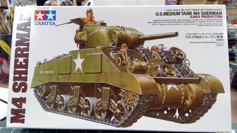 U.S. Medium Tank M4 Sherman Early Production Tamiya | No. 35190 | 1:35