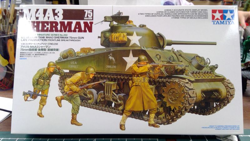 U.S. Medium Tank M4A3 Sherman 75mm Gun Tamiya | No. 35250*3300 | 1:35