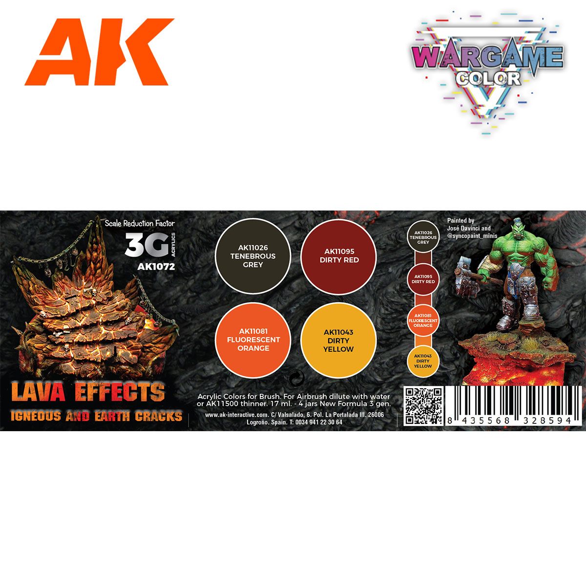 AK G3 Lava Effects Set AK1072
