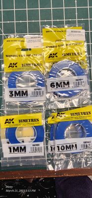 Marking tape for Curves 6mm