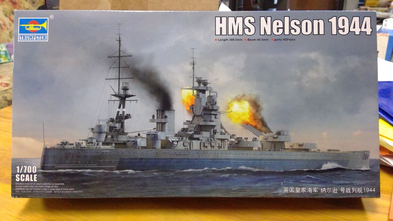 HMS Nelson 1944 Trumpeter  No. 06717  1:700