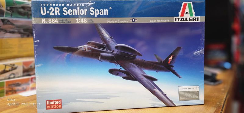 Lockheed Martin U-2R Senior Span Italeri No. 864 1:48