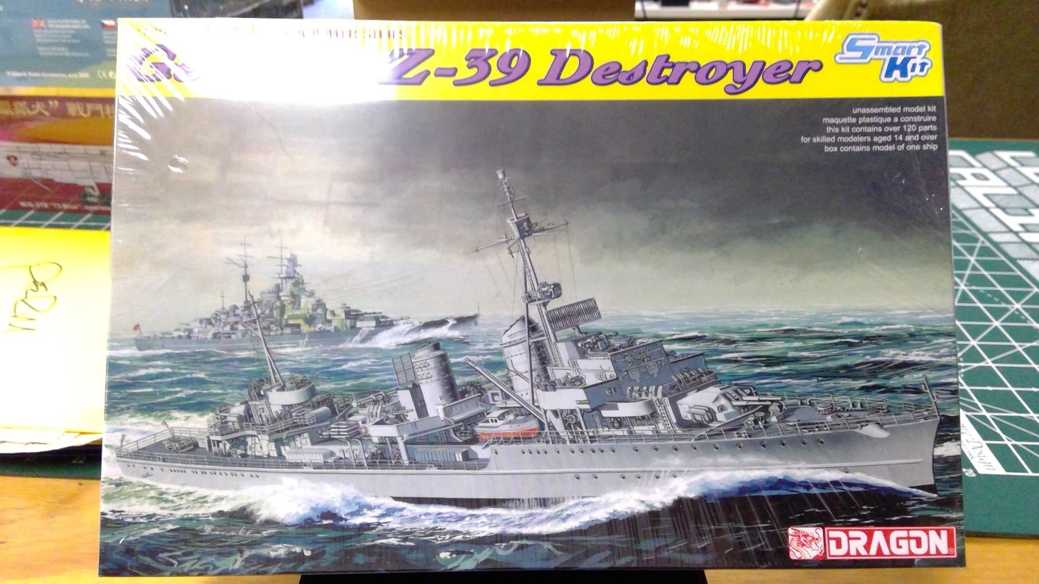 German Z-39 Destroyer Smart-Kit Dragon 7103 1:700