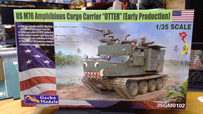 US M76 Amphibious Cargo Carrier &quot;Otter&quot; (Early Production) Gecko Models No. 35GM0102 1:35
