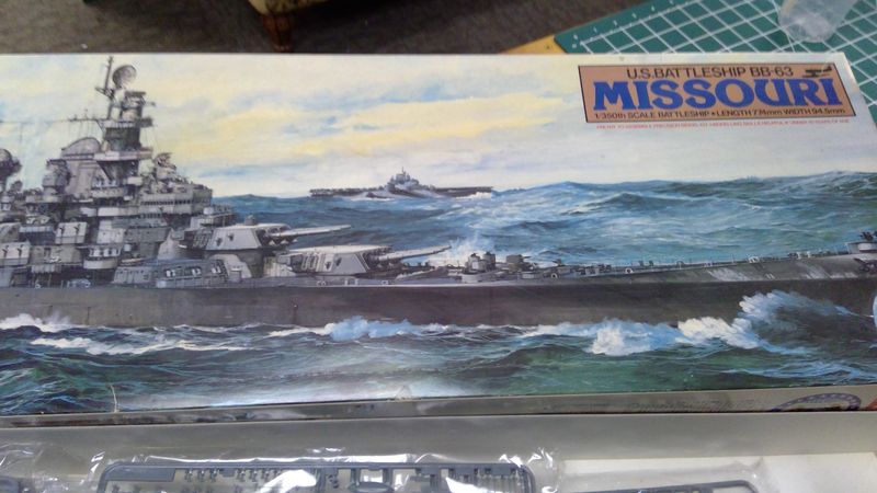 Missouri BB-63  1944 1:350 Tamiya 7308