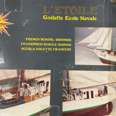1:40 wooden Ship model kit Goelette Ecole Navale by Maquettes Gerard Schmitt