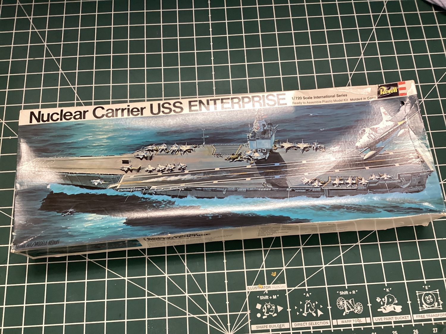 Nuclear Carrier USS Enterprise Revell | No. H-489 | 1:720