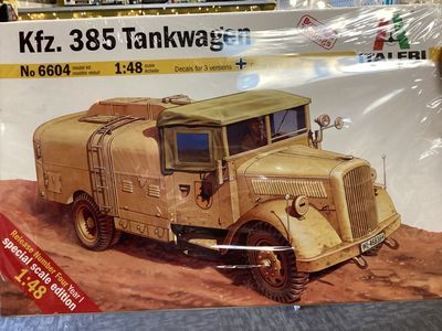 Kfz 385 Tankwagen release number 4 Italeri 6604 1:48