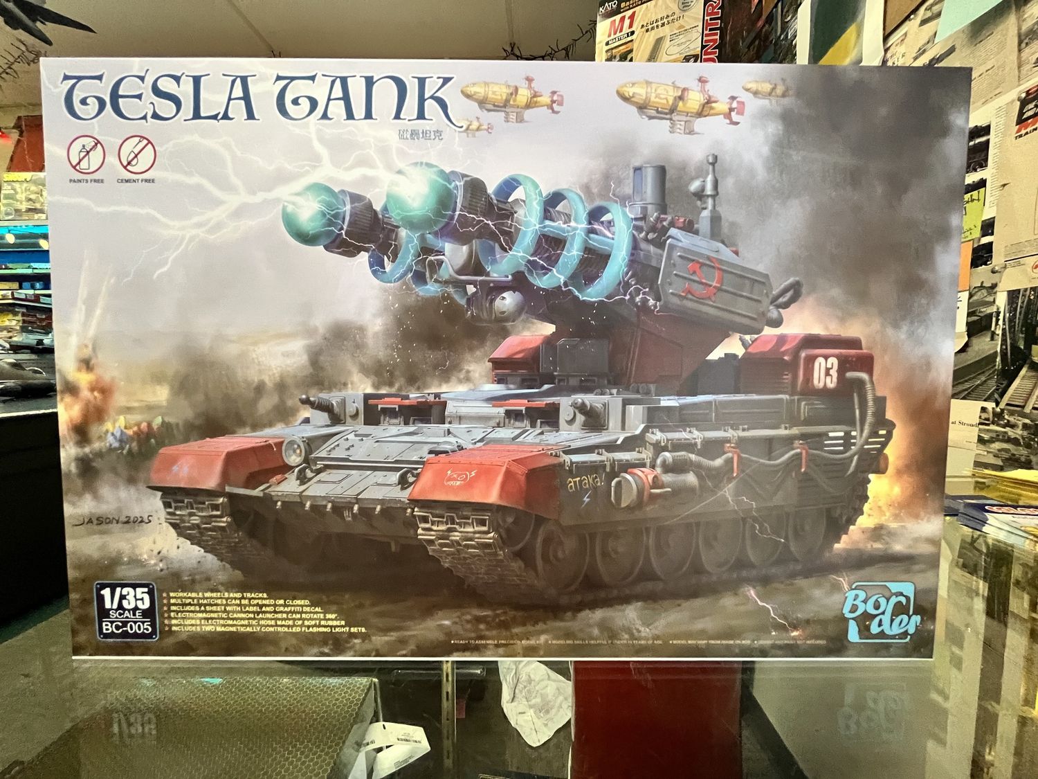 Tesla Tank -  1:35 scale - Border Model