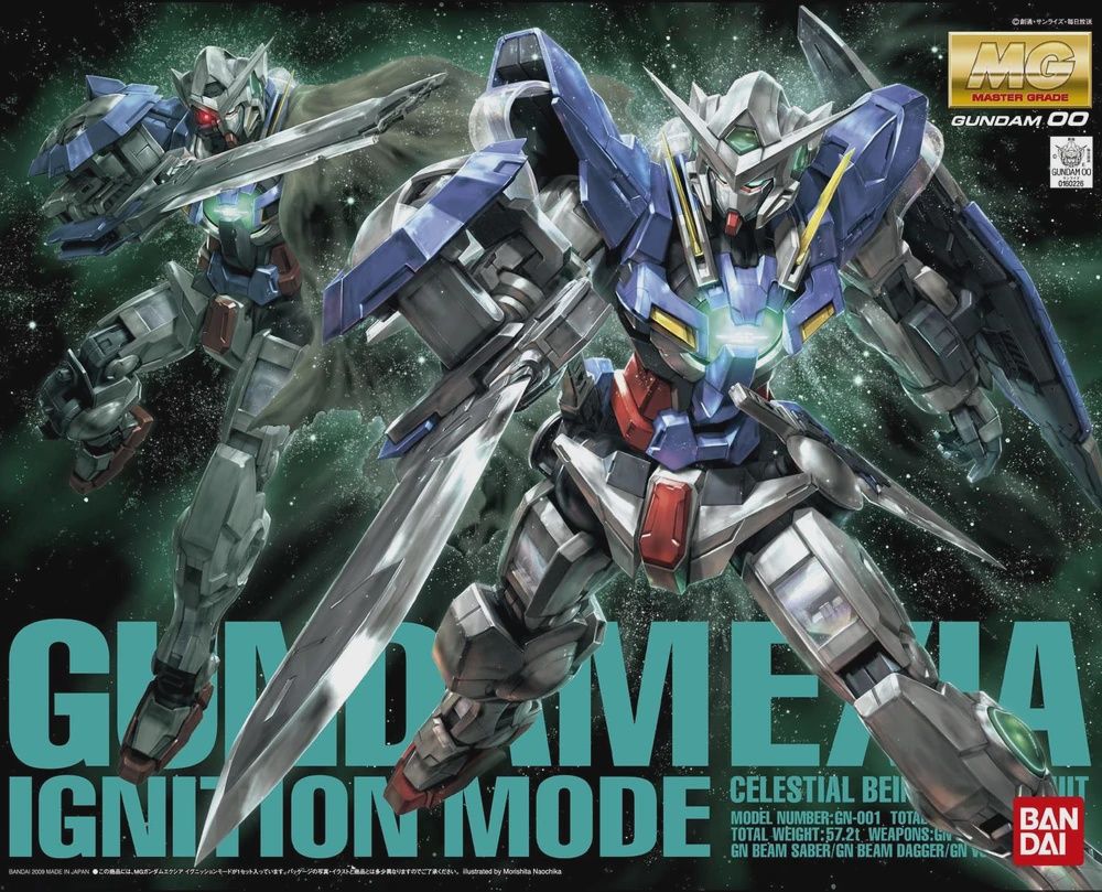 MG Ignition Mode Celestial Being GN-001 Exia Gundam Bandai