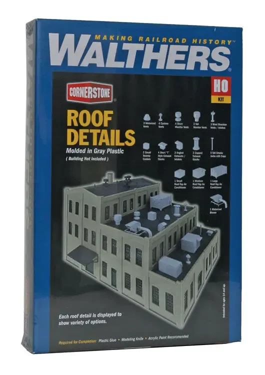 Walthers Cornerstone HO Roof Details