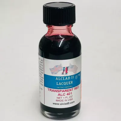 Transparent Red 1oz -  ALC401