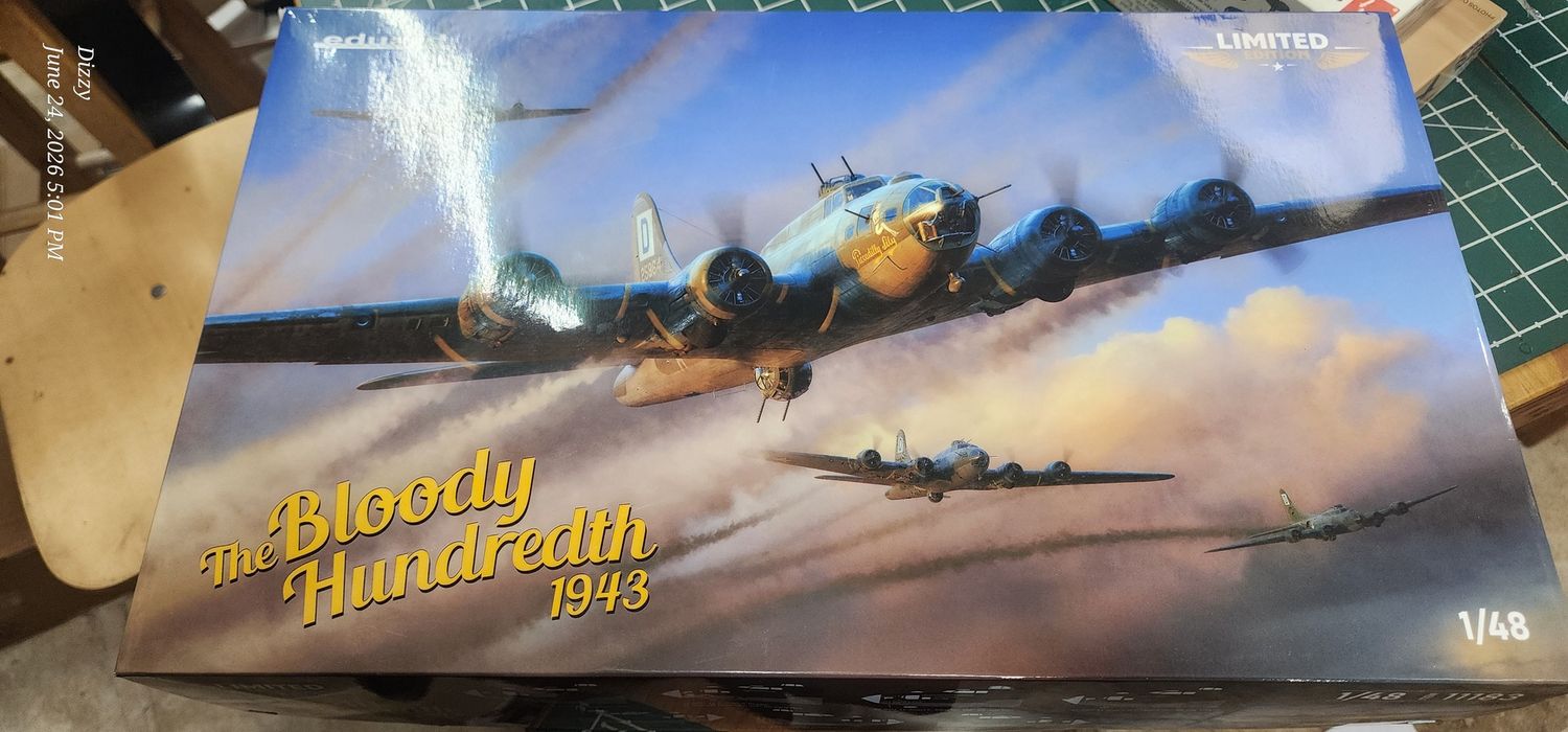 1:48 Eduard 11183 The Bloody Hundredth 1943 B-17F Flying Fortress