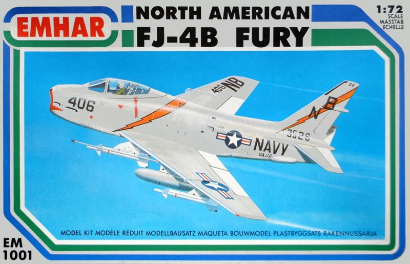 1:72 North American FJ-4B Fury Emhar 1001