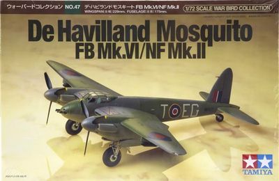 De Havilland Mosquito FB Mk.VI/NF Mk.II Tamiya No. 60747 1:72