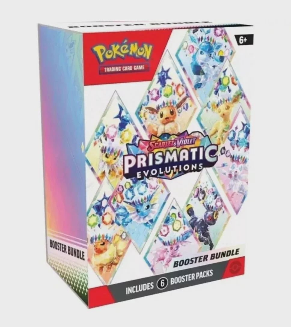 Pokemon TCG: Scarlet &amp; Violet Prismatic Evolutions Booster Bundle