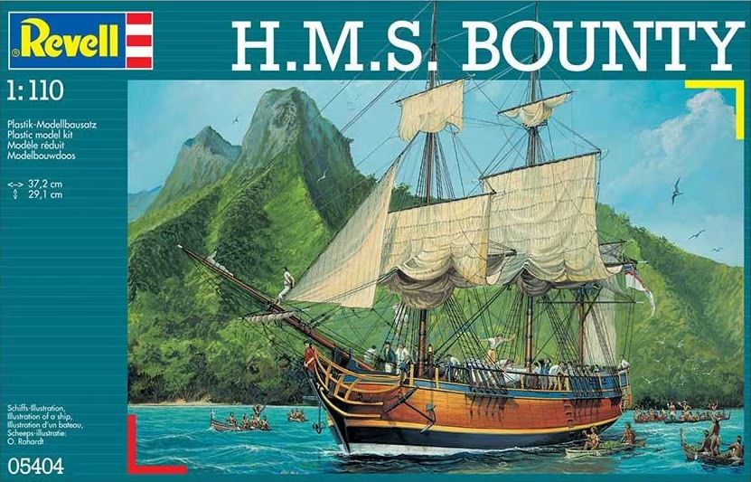 H.M.S. Bounty Revell  No. 05404  1:110