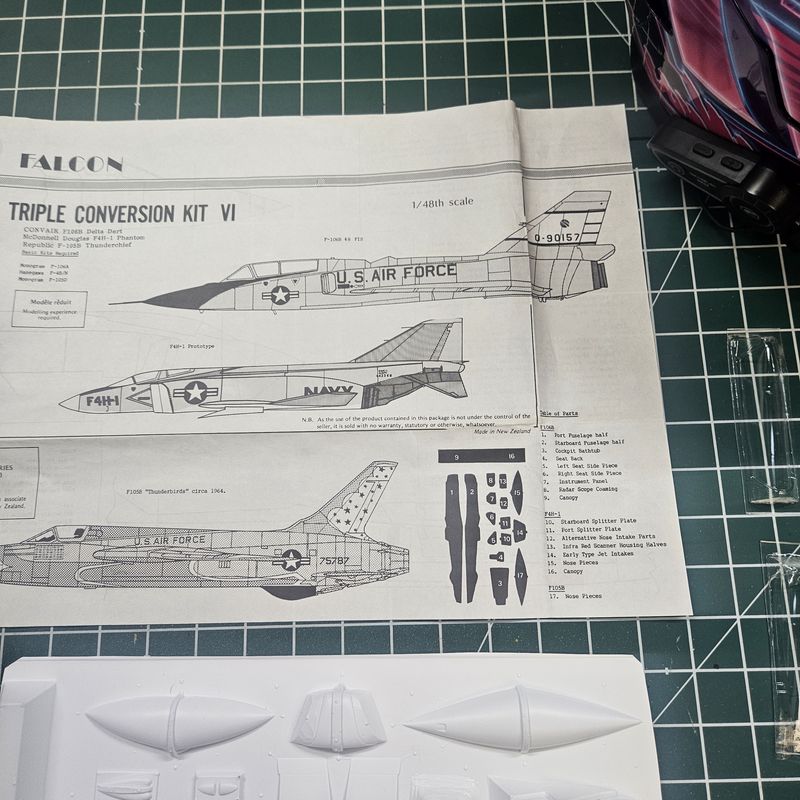 Triple Conversion F-106B, F4H-1, F-105B