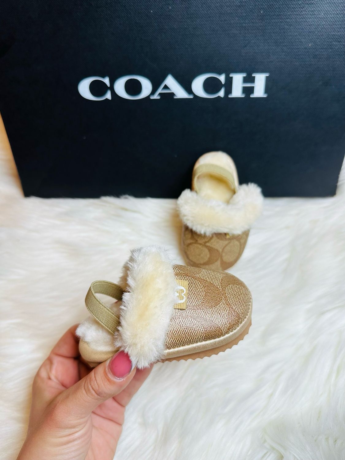 Coach slippers