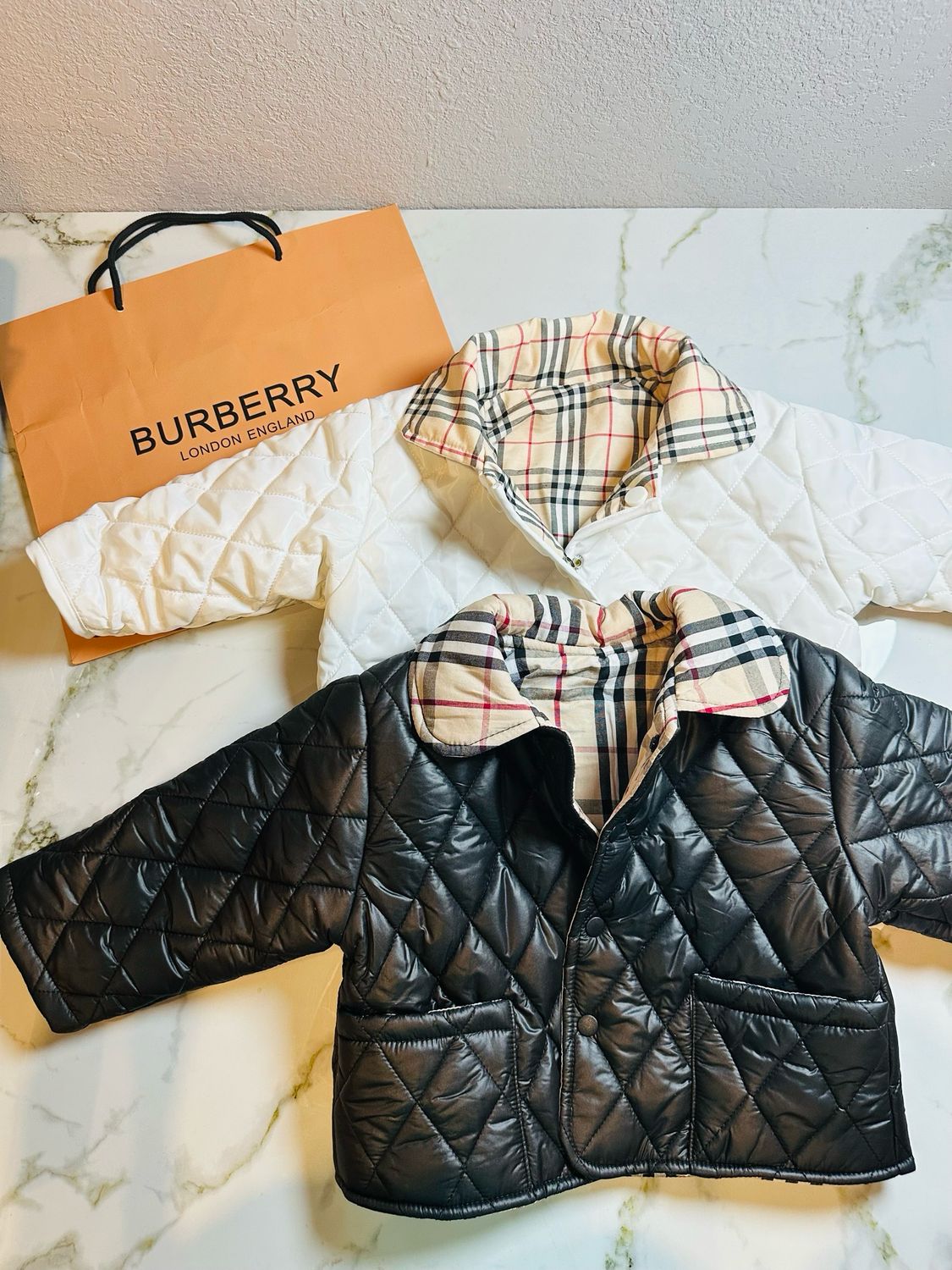 White Reversible jacket 