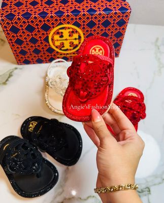 TB sandals (red)