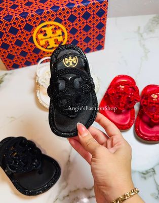 TB sandals (black)