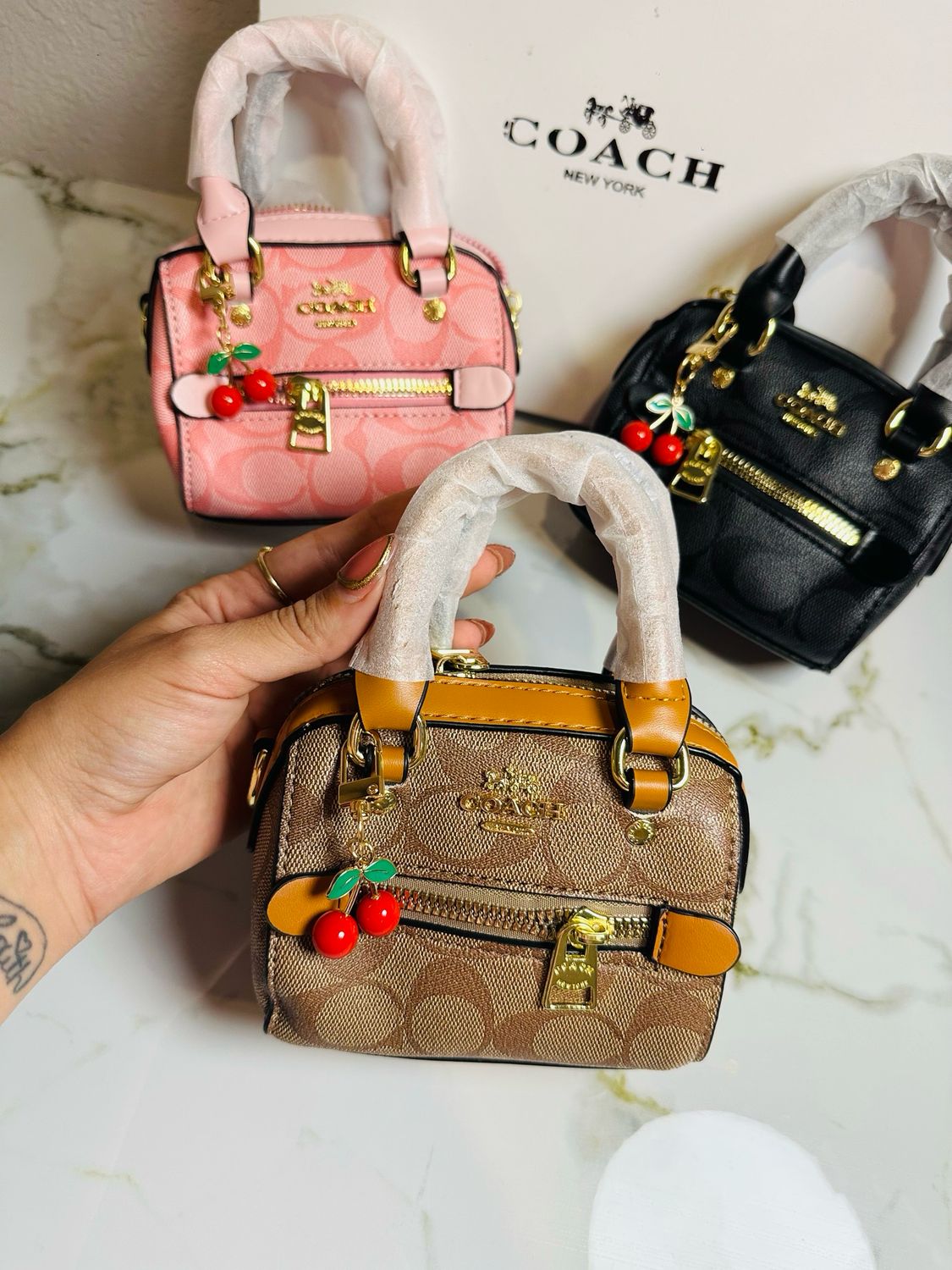Cherry keychain (not purse)