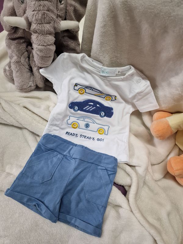 Conjunto coches algodón