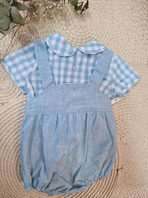 Camisa cuadros azul