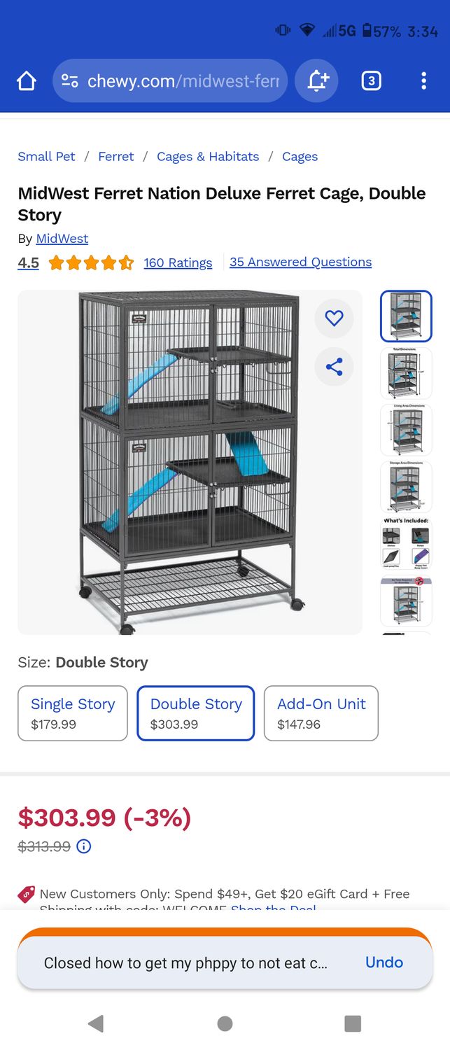 Large cage in stock