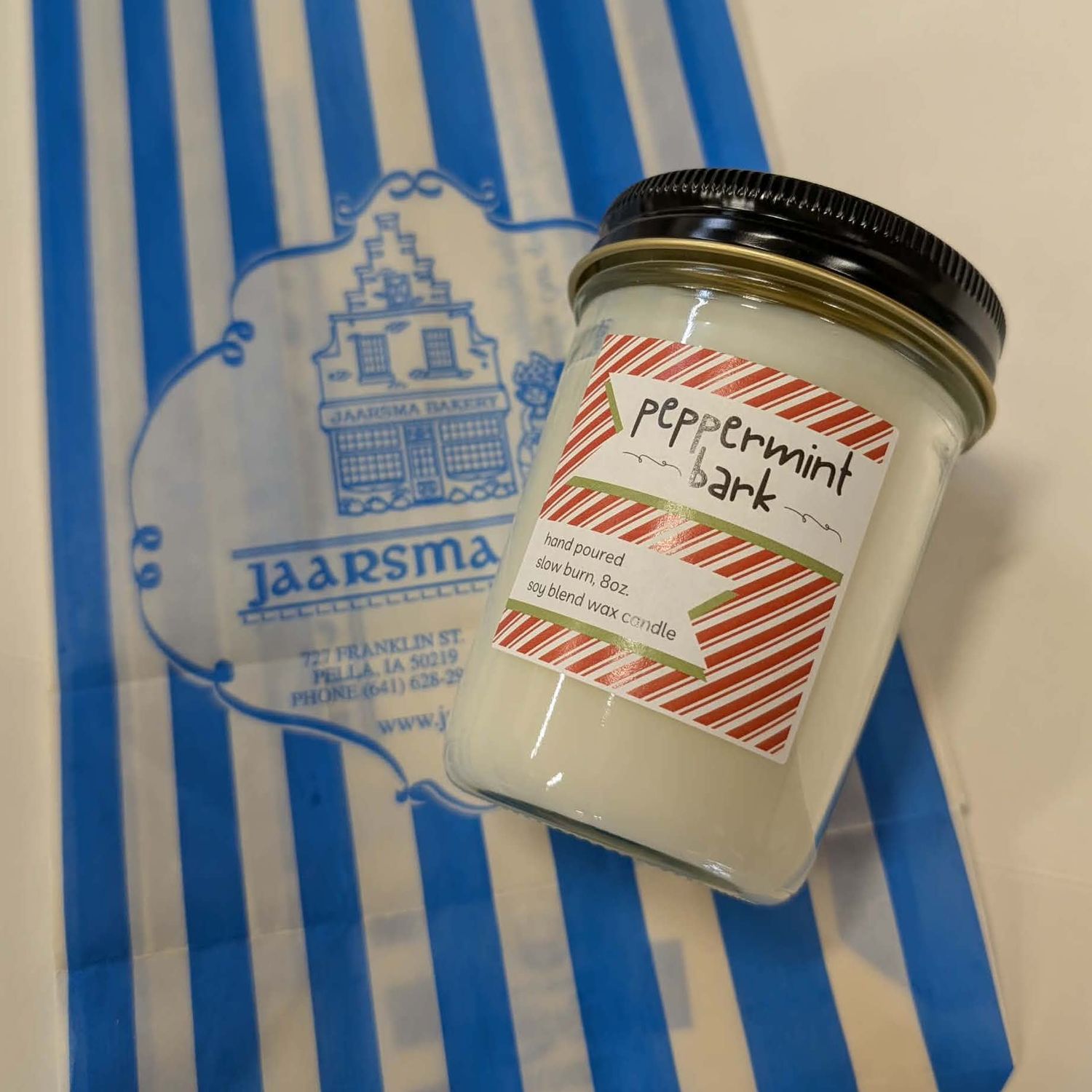 Peppermint Bark Scented Candle