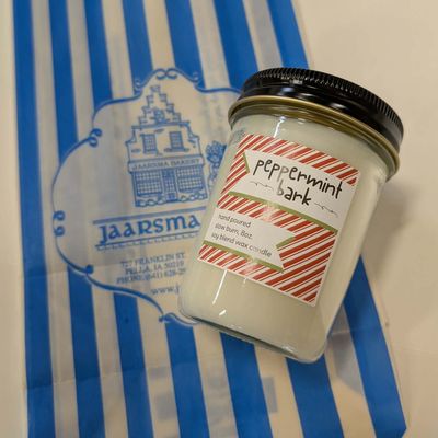 Peppermint Bark Scented Candle