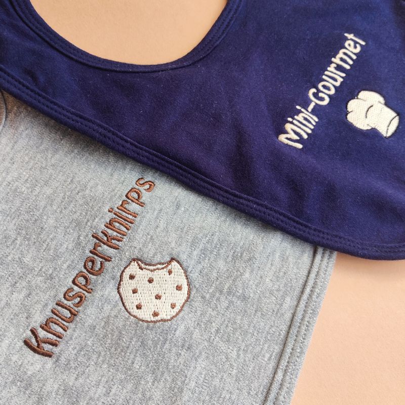 Baby Latz: Knusperknirps/ Mini-Gourmet