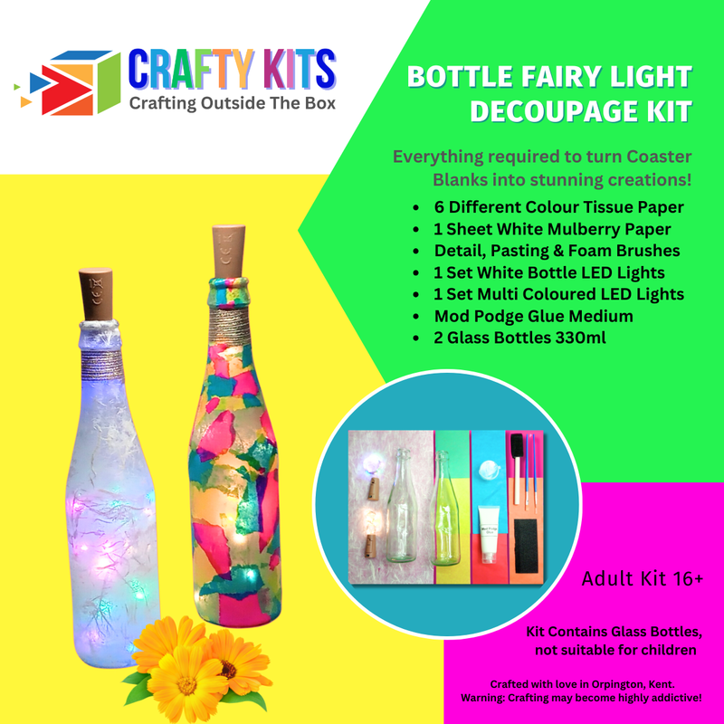 Wholesale Fairy Light Glass Bottle Crafting Kit