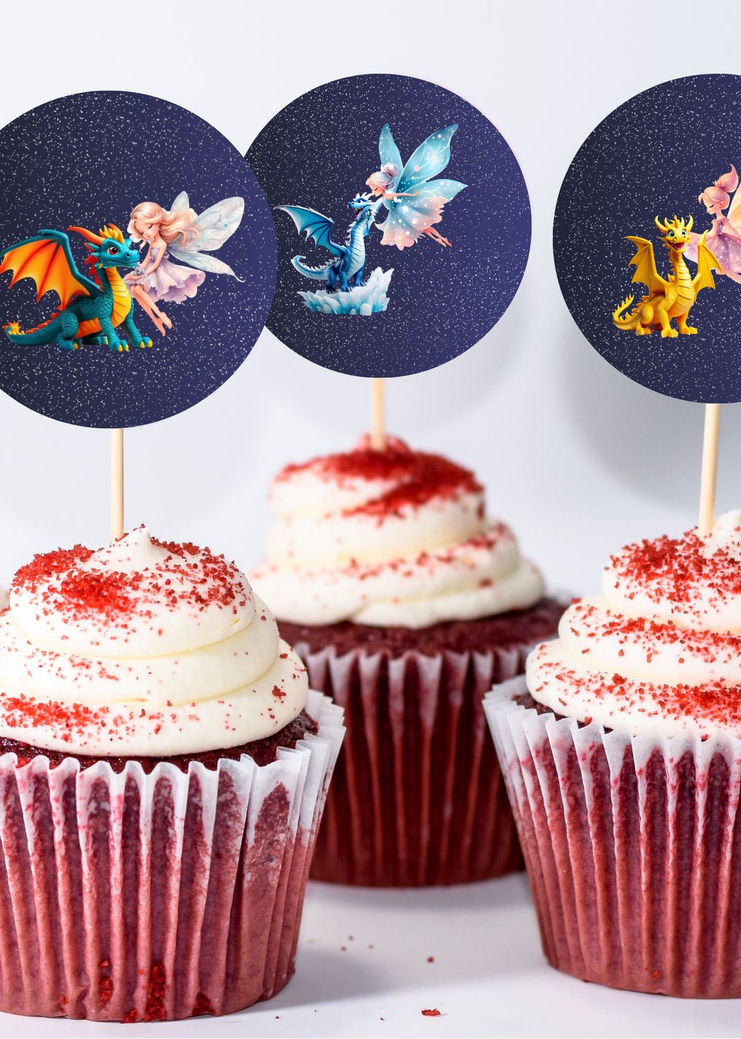 Print at Home - Dragon &amp; Fairy Party Decoration Kit