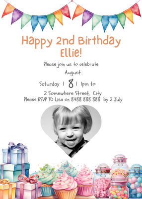 Animated - Everything that is Nice Party Invitation + Printable Version 