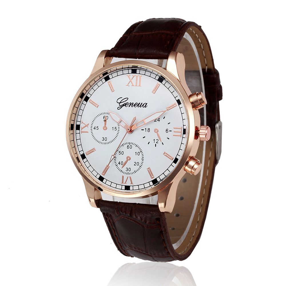 Men&#39;s Belt Quartz Watch Casual, Student Watch, Color: Section 1