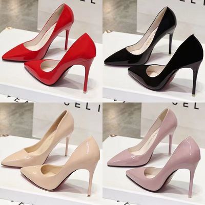 Women Pointed-toe Surface High-heels Shoes