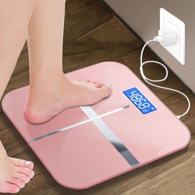 USB Electronic Scale Tempered Glass body Weight Scale