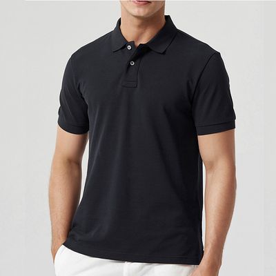Men&#39;s Piqué Cotton Polo Short-sleeved shirt