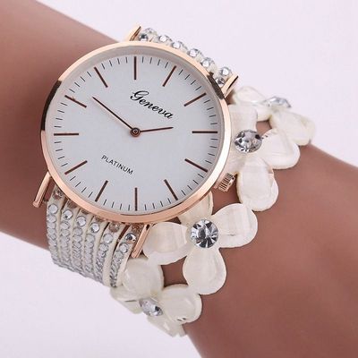 Geneva Quartz Watch- Women Dressing Bracelet