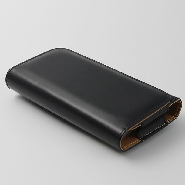 Men&#39;s Cell Phone PU Leather belted waist holder, Applicable Model: Iphone6plus5.5 inch, Color: Glossy