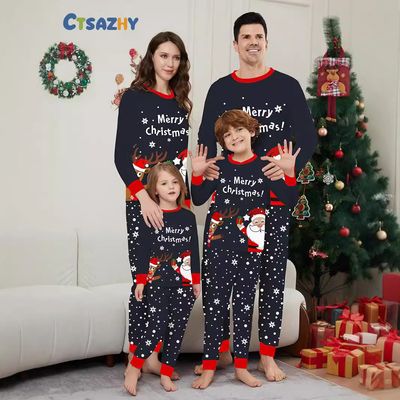 Santa Claus Christmas Parent-child Sleep clothes