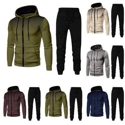 Men&#39;s Sweatshirts and Trousers Sports Fitness Suits
