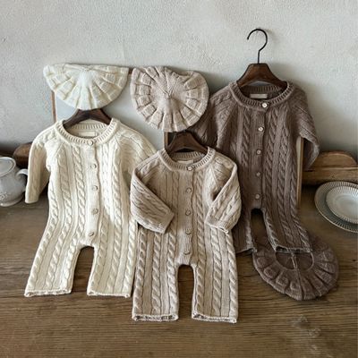 Baby&#39;s Clothing Cotton Knitted Sweater Jumpsuit