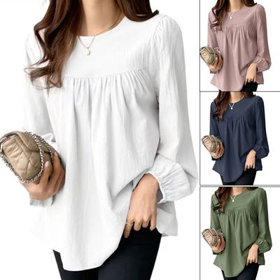 Ladies Loose Round Neck Large Size Shirt
