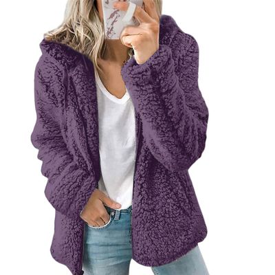 Women's Clothing Hooded Woolen Autumn Top Jackets