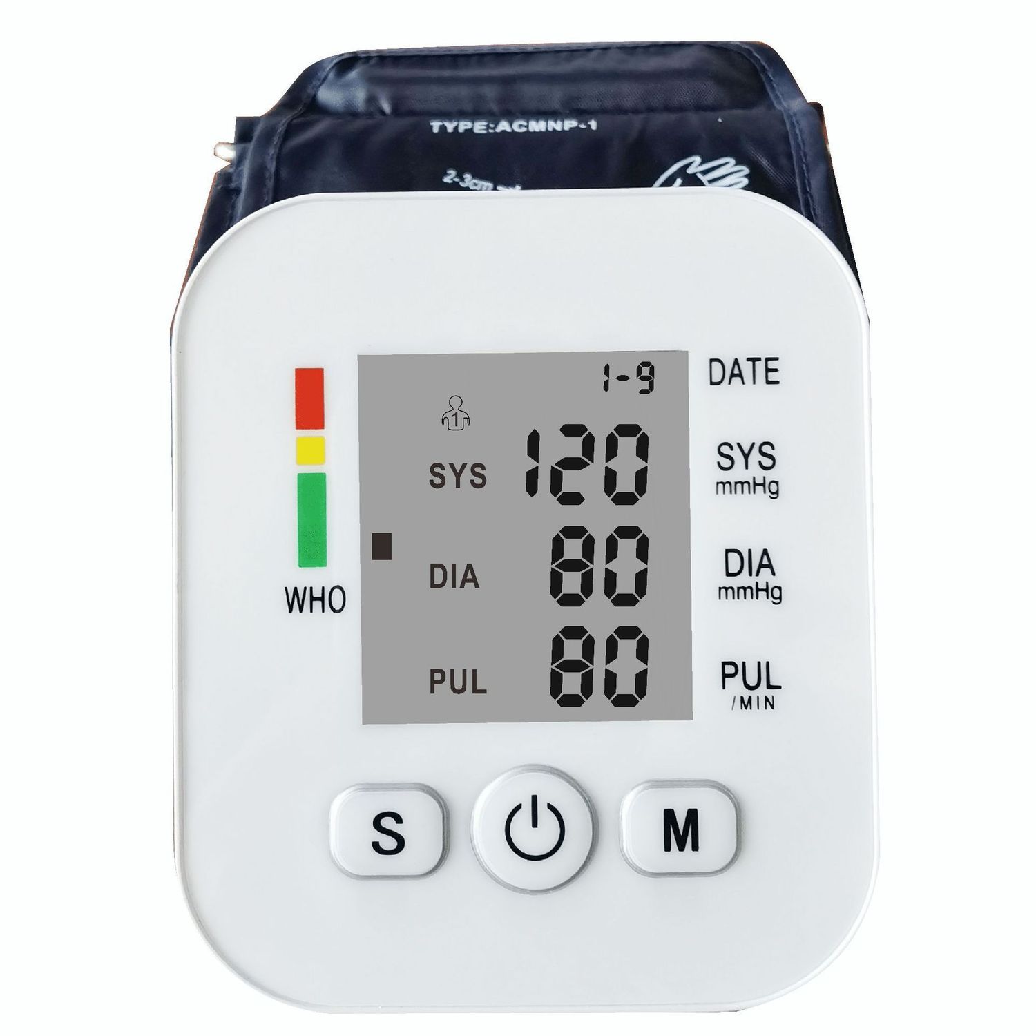 Electronic English Spanish BP Measuring Instrument, Color: White, Style: English version without voice