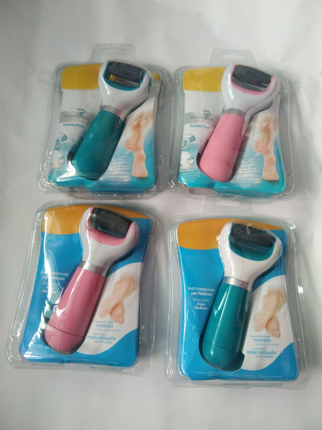 Electric USB Foot, Exfoliating, Skin, Pedicure, Device, Color: Battery edition, Product Specifications: Blue